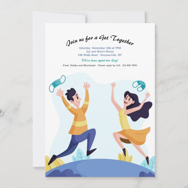 Convites Fim das mudanças sociais (Frente)