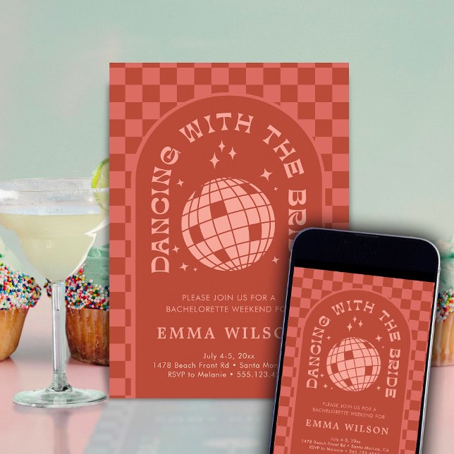 Convites Fim de semana da despedida de solteira da noiva no (Criador carregado)