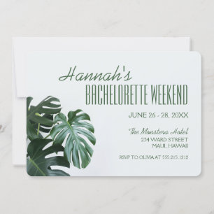 Convites Fim de Semana da Monstera