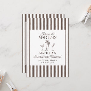 Convites Fim de semana da velha despedida de solteira de di