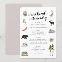 Fim de Semana de Aquarela no Woods Itinerary