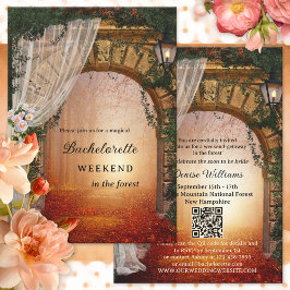 Convites Fim de Semana de Bachelorette Florestal Encantada