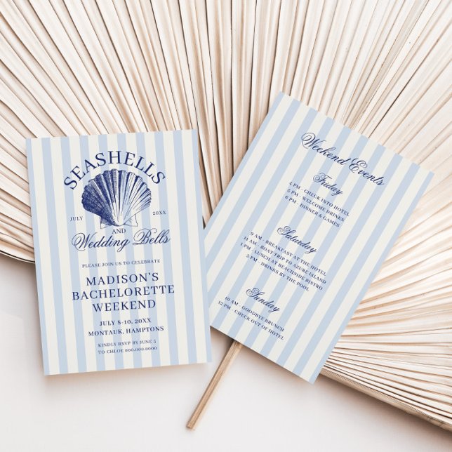 Convites Fim de Semana de Campos e Sinos de Casamento (Criador carregado)