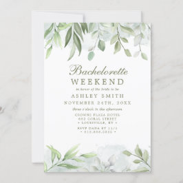 Convites Fim de Semana de Despedida de Solteira com Vegetaç