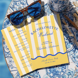 Convites Fim de Semana de Despedida de Solteira de Verão Mo