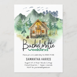 Convites Fim de semana de despedida de solteira na montanha
