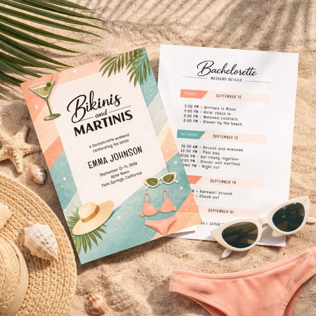Convites Fim de Semana de Despedida de Solteira na Praia co (Criador carregado)