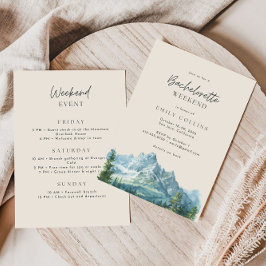 Convites Fim de Semana de Despedida de Solteira no País das