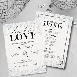 Convites Fim de Semana de Festa de solteira do bebado no Am