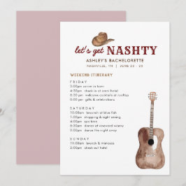 Convites Fim de Semana de Obtenção de Nashty Nashville Bach