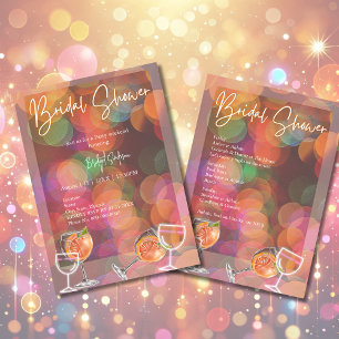 Convites Fim de semana do chá de panela da festa e coquetel