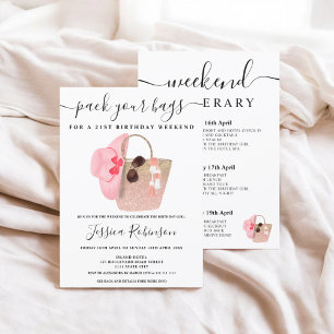 Convites fim de semana do programa de relva de aniversário