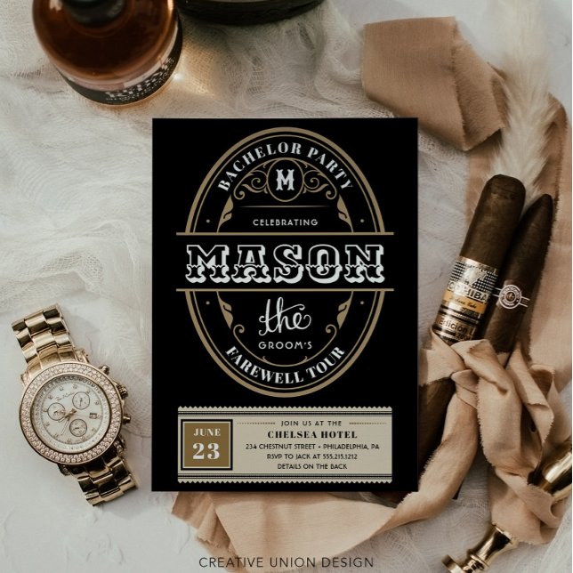 Convites Fim de Semana do Solteiro de Despedida de Solteiro (Criador carregado)