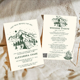 Convites Fim de Semana Itinerário Simples Moderno da Bachel