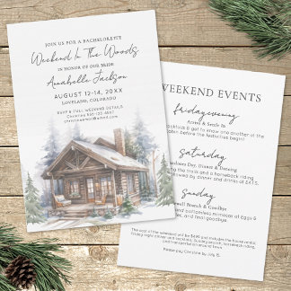 Convites Fim De Semana Na Festa de solteira De Campos