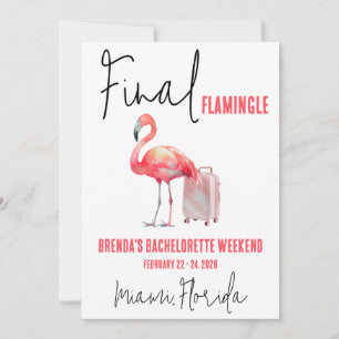 Convites Fim do Flamingle, Fim de Semana de Despedida de So