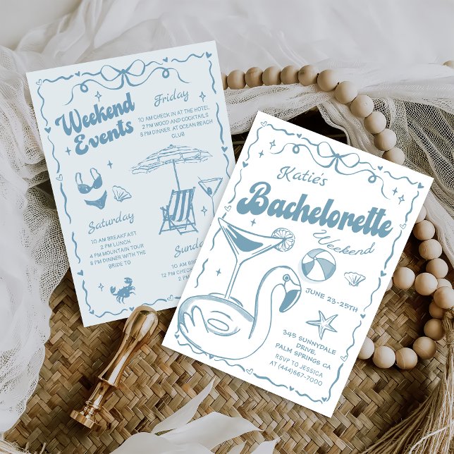 Convites Final de Semana da Última Bachelorette Toast da Pr (Criador carregado)