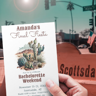 Convites Final de semana Fiesta Scottsdale Bachelorette