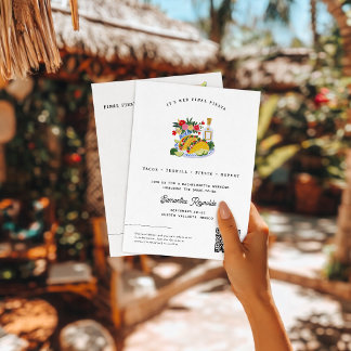 Convites Final Fiesta Bachelorette Weekend Invitation