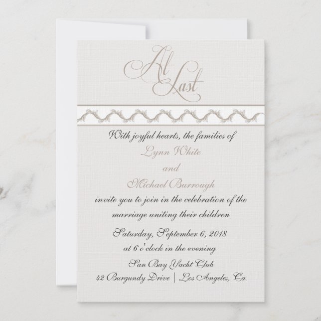 Convites Finalmente (Frente)