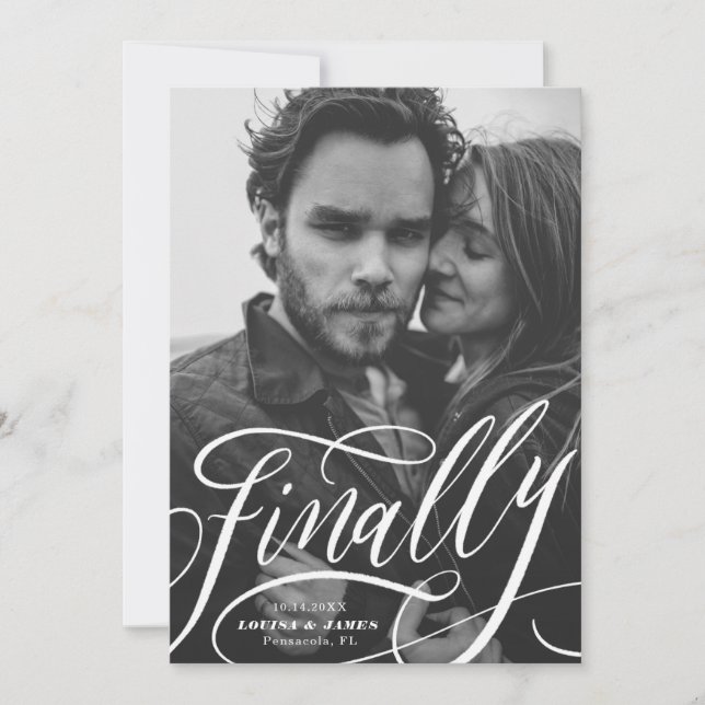 Convites Finalmente adiada Foto Covid Salvar a Data (Frente)