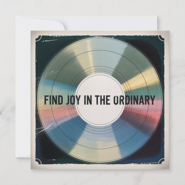 Convites Find Joy In The Ordinary (Frente)