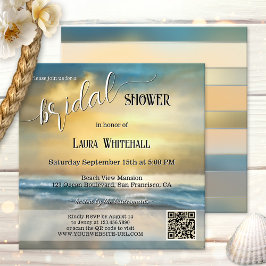 Convites Fine Art Stormy Beach Bridal Shower