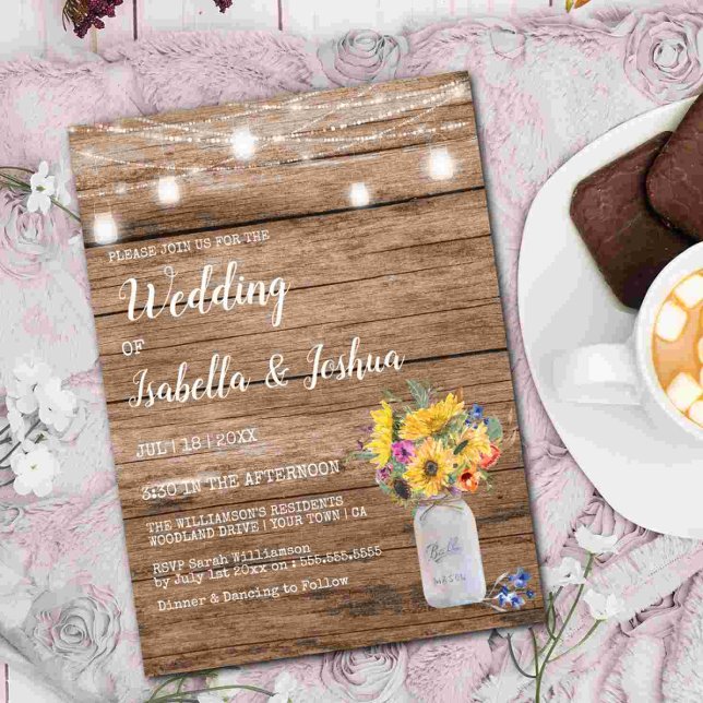Convites Fio de Luzes | Casamento em Pote de Pedreiro (Criador carregado)