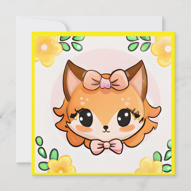 Convites Fiona Fox   (Frente)