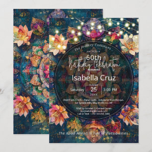 Convites Fios de Luz Design Floral Mandala