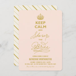 Convites Fique Calmo E Chá O Chá de panela Engraçado Da Noi