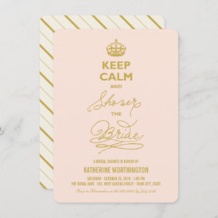 Convites Fique Calmo E Chá O Chá de panela Engraçado Da Noi