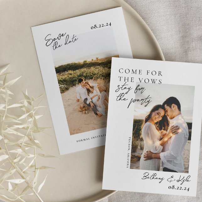 Convites Fique Para A Foto Da Festa Salvar A Data (Criador carregado)