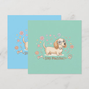 Convites Fique Pawsitivo Cachorrinho Fofo