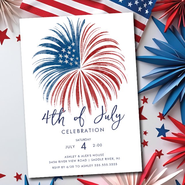 Convites Fireworks Extravaganza 4 de julho (Criador carregado)