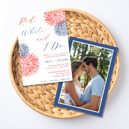 Convites Fireworks & Forever Engagement Party Invitation