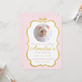 Convites First Birthday Invite