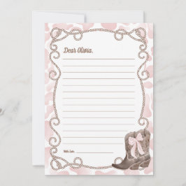 Convites First Rodeo 1st Birthday Time Capsule Cards