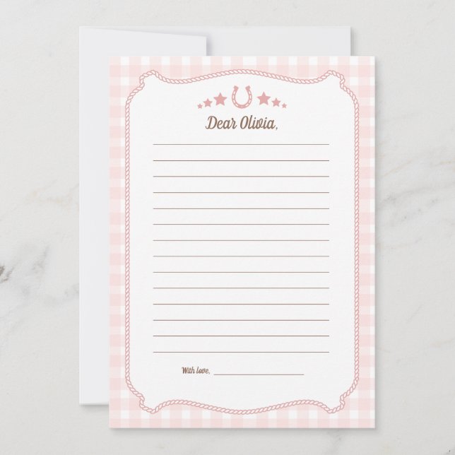 Convites First Rodeo 1st Birthday Time Capsule Cards (Frente)