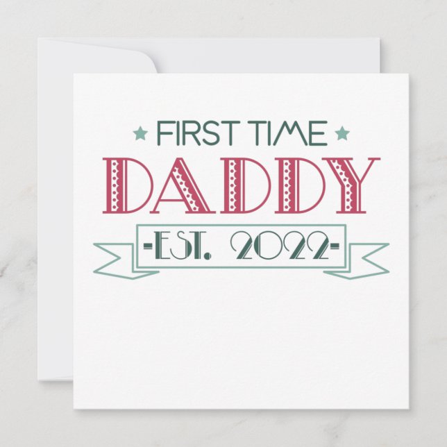 Convites First Time Dad 2022 (Frente)