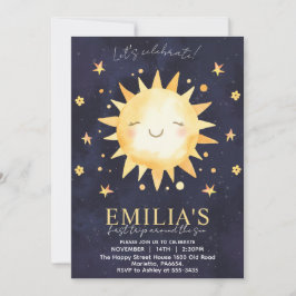 Convites First Trip Around The Sun Invitation for Birthday