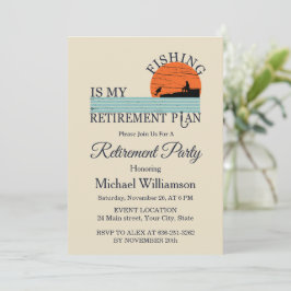 Convites Fishing Retirement Party Invitation
