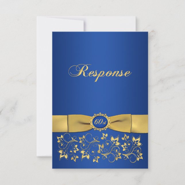 Convites FITA IMPRESSA Forma Chique Aniversário de 60 anos  (Frente)