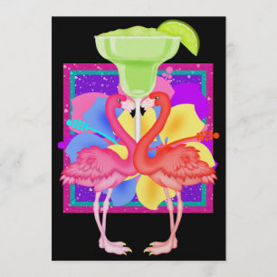 Convites Flamingo Cocktail - SRF