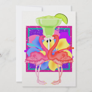 Convites Flamingo Cocktail - SRF