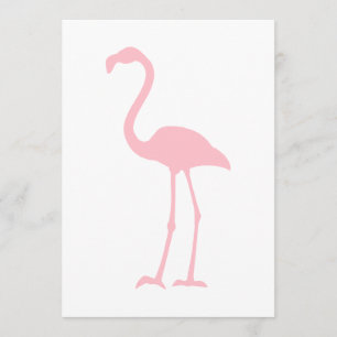 Convites Flamingo cor-de-rosa
