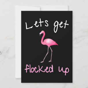Convites Flamingo Flamingo - Vamos Ficar Bloqueados