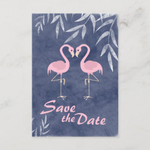 Convites Flamingo Rosa Casamento Tropical na Praia Save the