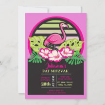 FLAMINGO Tropical Bat Mitzvah, PINK QUENTE, Convit