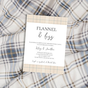 Convites Flannel e Fizz caem Casais casuais russos Chá